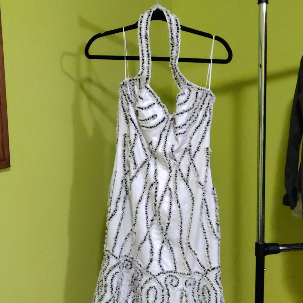 Ruffle detailed dress